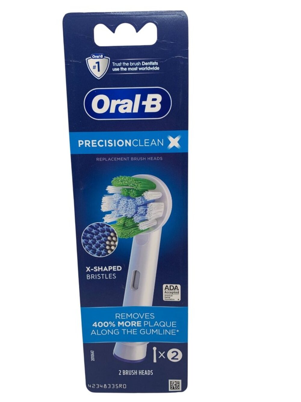 Oral-B Precision Clean X Replacement Brush Heads 2 Pack